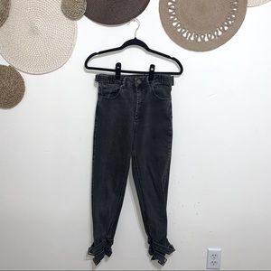 ASOS Acid Wash Black Jeans